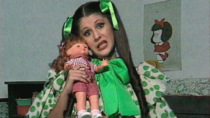 Isabel Pantoja y su muñeca 'Rebeca'