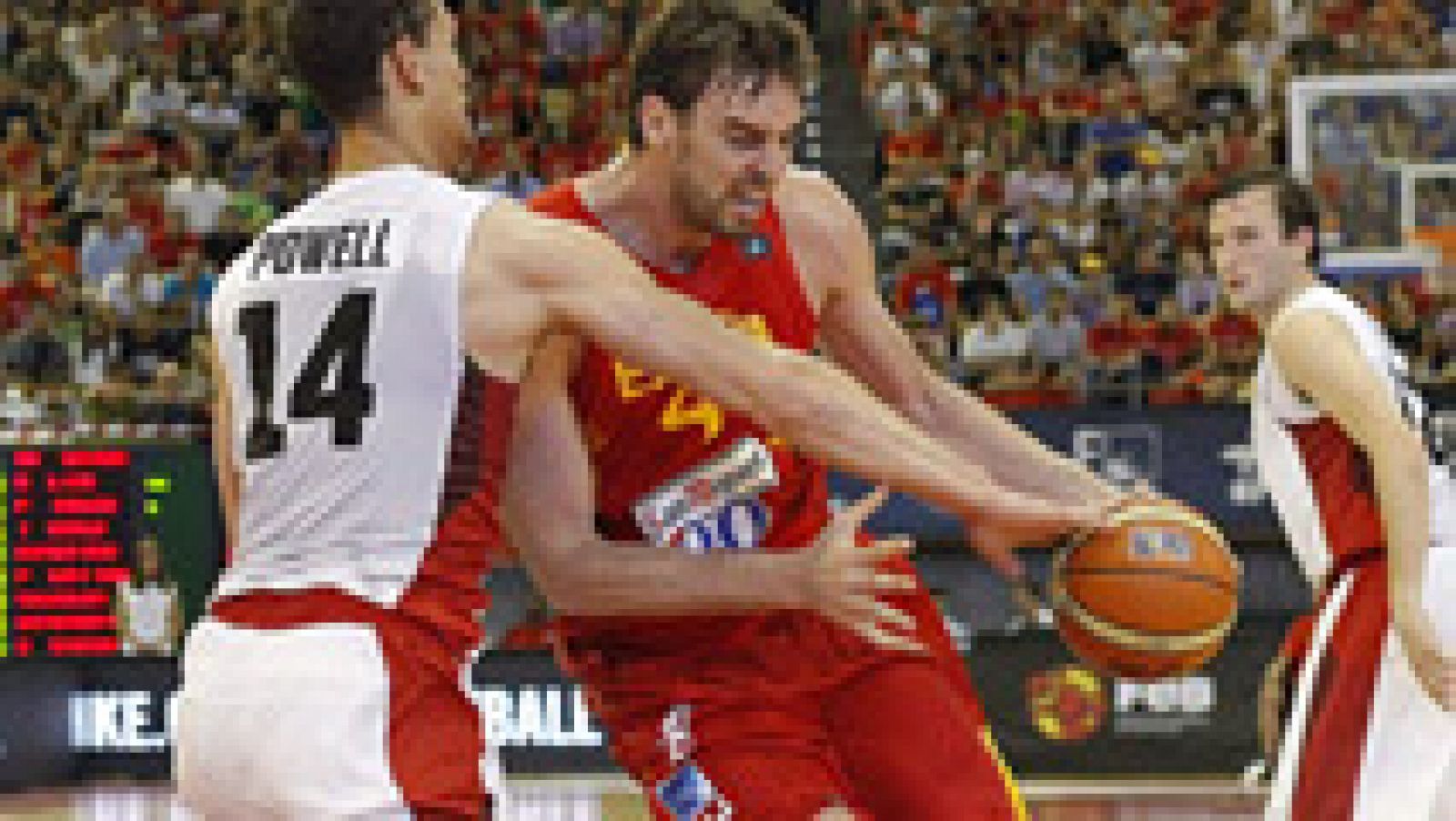 La selección española ha derrotado con comodidad a Canadá en su primer amistosos de cara al Mundobasket por 82-70 y apoyados en sus pívots.