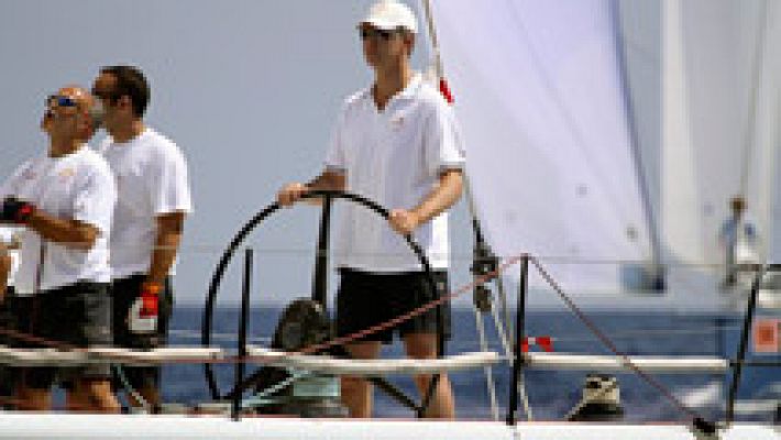 Felipe VI, en la Copa del Rey de vela