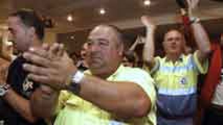 Telediario 1 - Fin de la huelga de basuras en Lugo