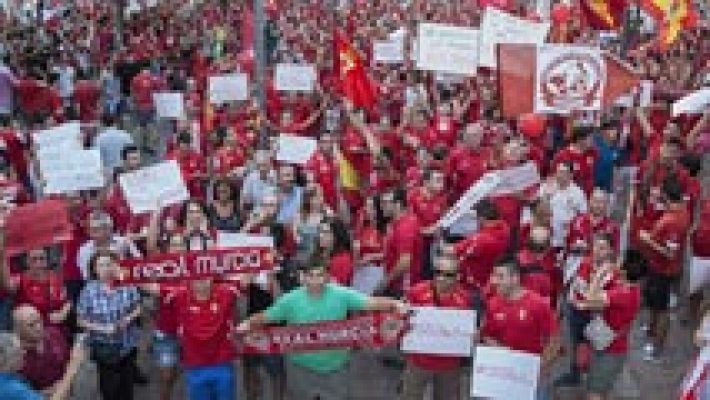 La LFP ratifica el descenso del Real Murcia