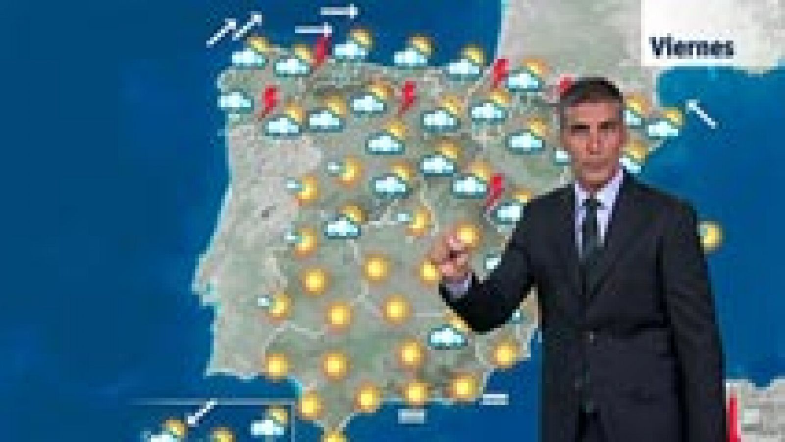 Estabilidad y lluvias en el norte durante viernes y sábado