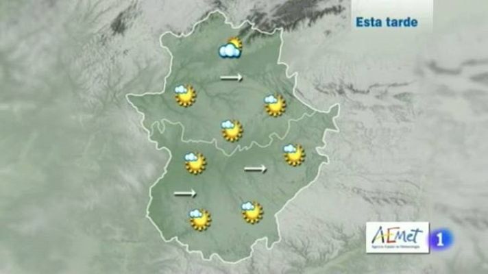 El Tiempo en Extremadura - 08/08/2014