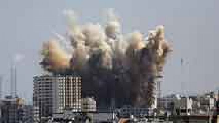 Telediario 1 - La población de Gaza vuelve a refugiarse