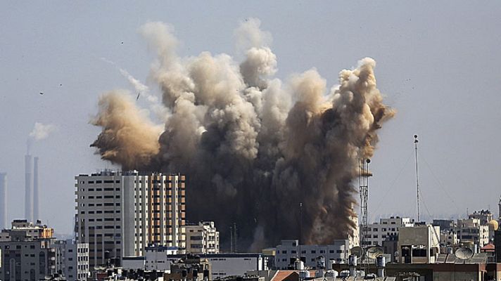 Telediario 1 - La población de Gaza vuelve a refugiarse