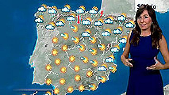 El tiempo - Tormentas en Navarra y noroeste de Aragón