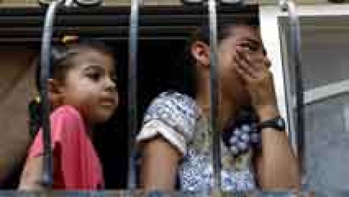 Telediario 1 - Siguen los bombardeos israelíes sobre Gaza