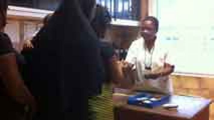 Telediario 1 - Muere por ébola la religiosa compañera de Miguel Pajares