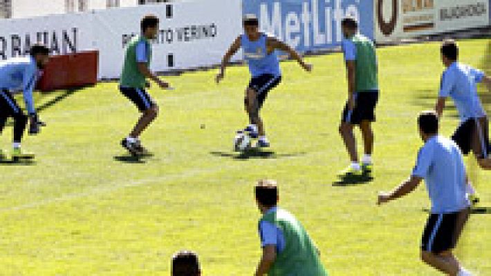 Telediario 1 - Simeone hará prubas contra el Wolfsburgo