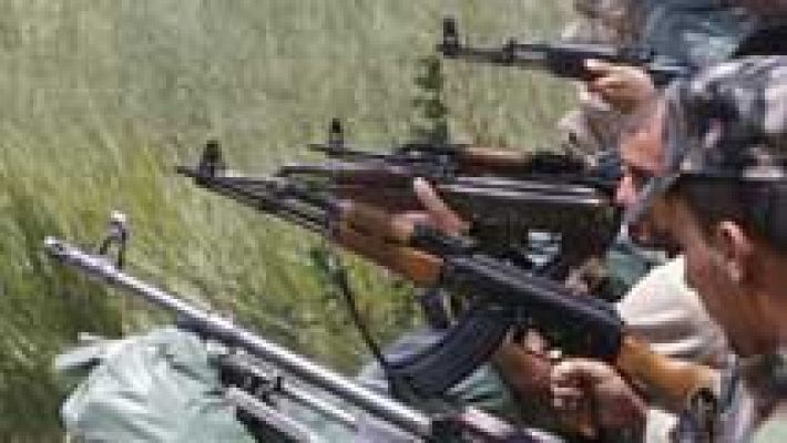 Telediario 1 - Ataques de Estados Unidos en el norte de Irak