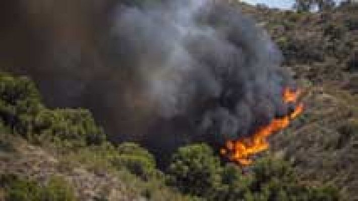 Incendio en Málaga