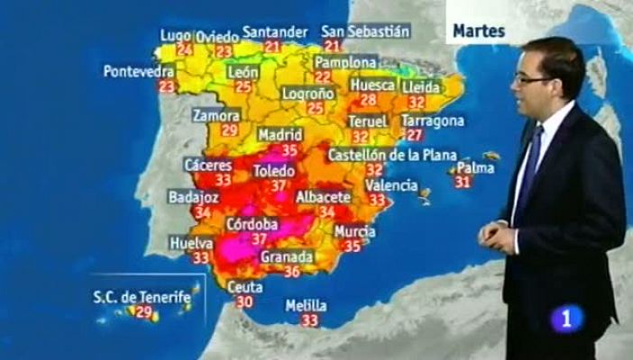 Tiempo en Aragón-12/08/14