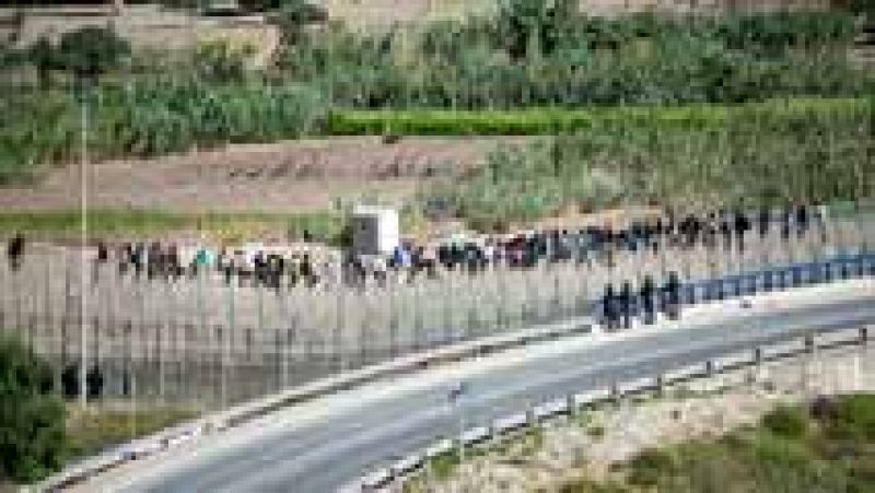 Nuevo intento de salto masivo en Melilla