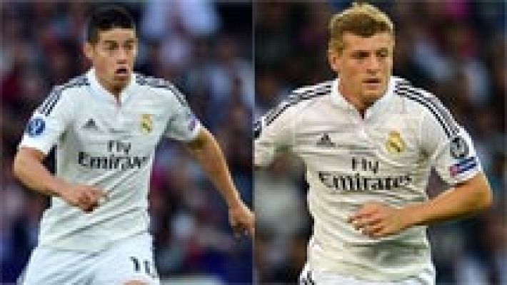 Kroos, sobresaliente; James Rodríguez aún verde