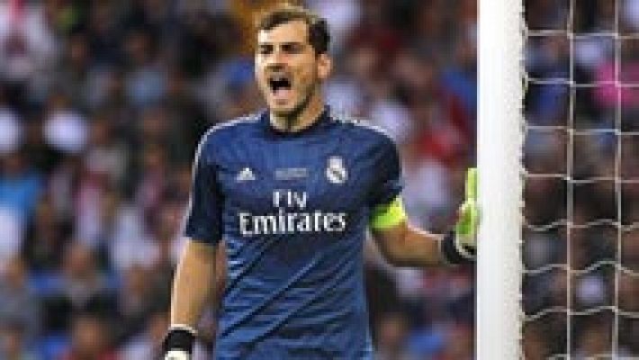 Telediario 1 - Casillas supera la primera prueba de fuego