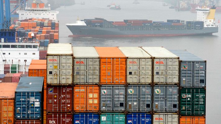 Telediario 1 - La economía de la eurozona se estanca