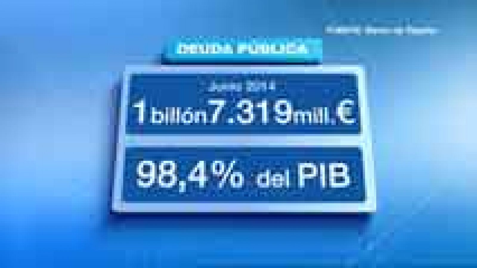 Telediario 1: La deuda pública española supera el billón de euros | RTVE Play