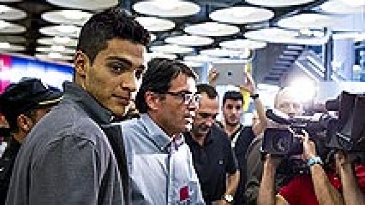 Telediario 1 - El delantero Raúl Jiménez vuela ya dirección Madrid