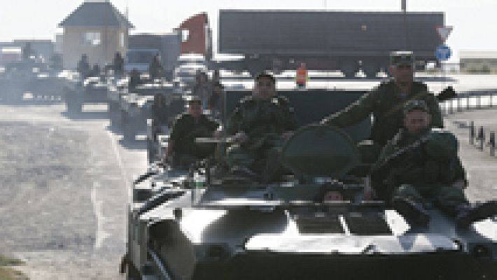 Kiev denuncia la presencia de blindados rusos en Ucrania