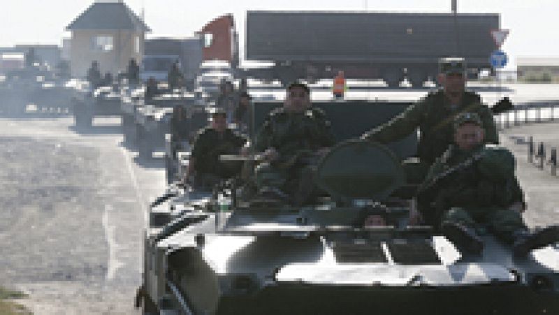 Kiev denuncia la presencia de blindados rusos en su territorio