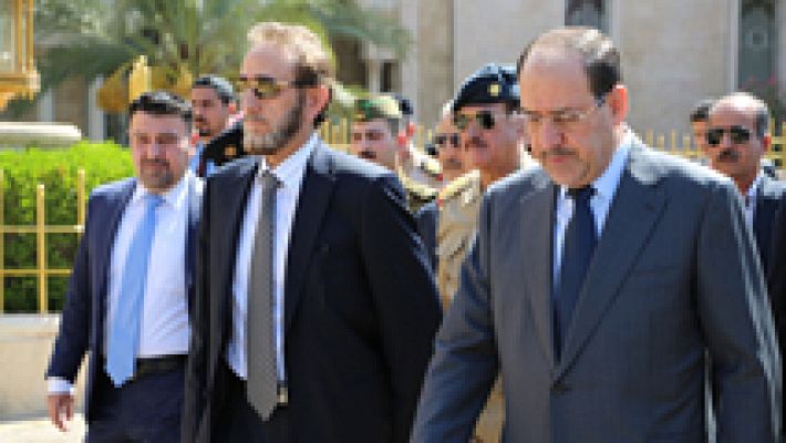 Telediario 1 - La renuncia de Al Maliki despeja el panorama en Irak