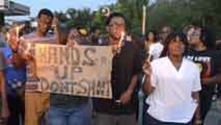 Protesta en EEUU por la muerte de un afroamericano en Misuri