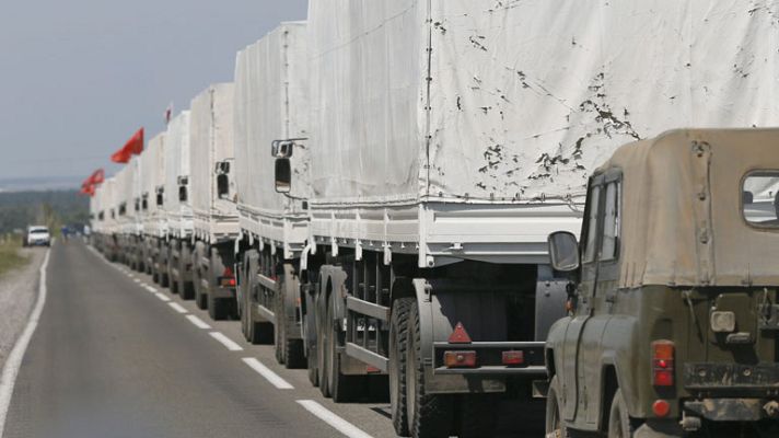 Telediario 1 - En Ucrania se negocia cómo se reparte la ayuda humanitaria