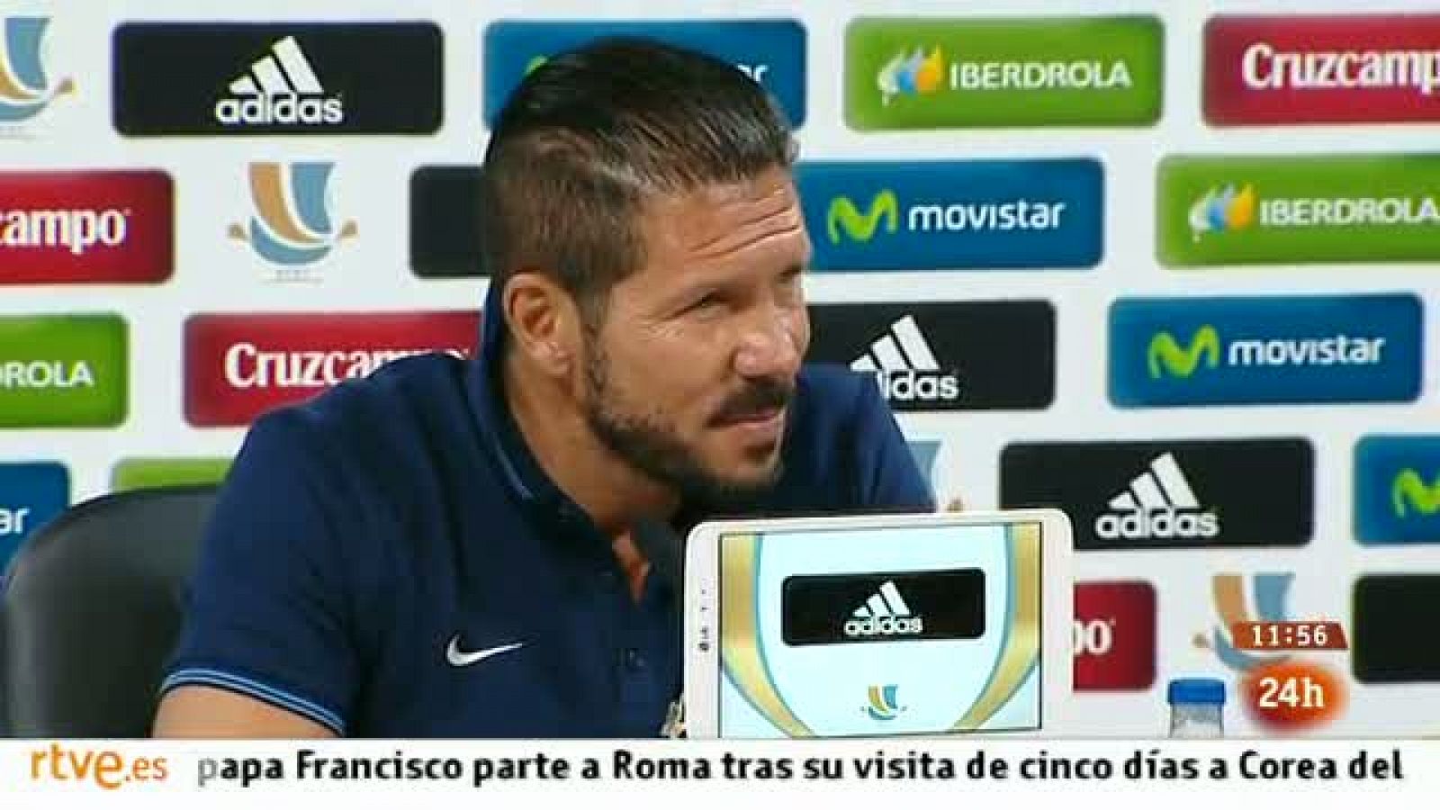 Sin programa: Simeone: "Intentaremos llevar el partido al lugar que queremos" | RTVE Play