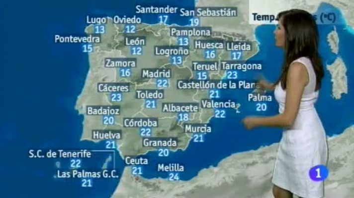 El Tiempo en la Comunidad de Navarra - 18/08/2014