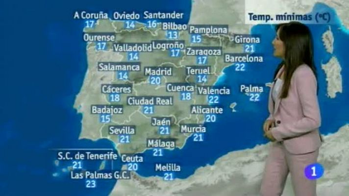 El Tiempo en la Comunidad de Navarra - 19/08/2014