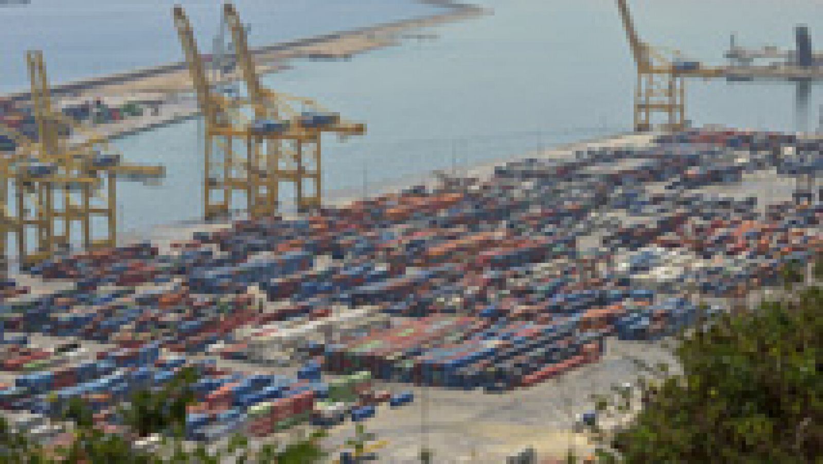 Telediario 1: Mejora el tráfico marítimo de mercancías en los puertos | RTVE Play