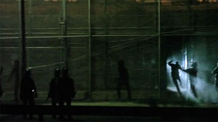 Telediario 1 - Prodein denuncia golpes a los inmigrantes en Melilla