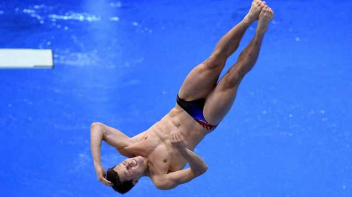 Natación - Campeonato de Europa. Saltos final masculino 1m