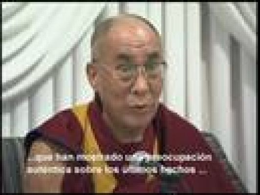 El Dalai Lama habla del Tíbet.