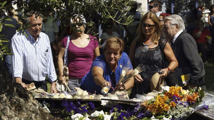 Telediario 1 - Las víctimas del accidente de Spanair reivindican justicia