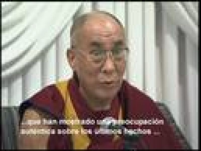 Antes de conocer la decisión del Parlamento de Europa, el Dalai Lama se ha referido a la falta de unanimidad en la UE sobre la situación en Tíbet. 