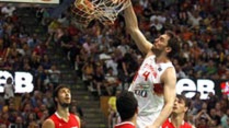 España arrolla a Croacia, rival en el Mundobasket