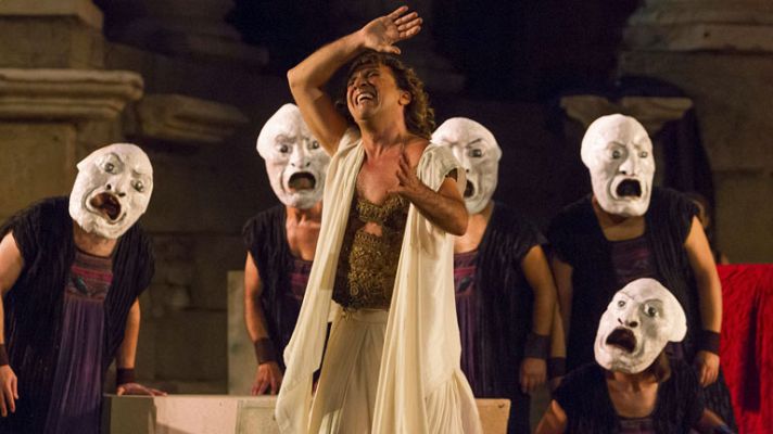 Telediario 1 - Edipo Rey cierra el Festival de Teatro Clásico de Mérida