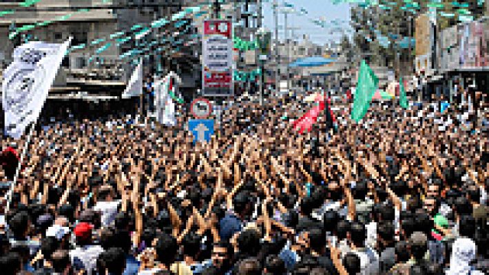 Telediario 1 - Hamás aumenta sus amenazas contra Israel tras la muerte de tres de sus comandantes