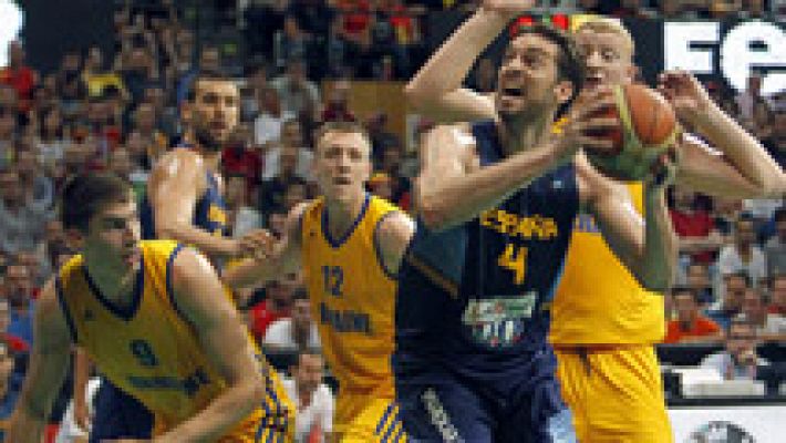 Baloncesto en RTVE - España tumba a Ucrania con dificultad