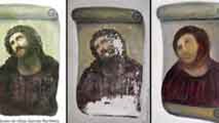 Telediario 1 - Doña Cecilia y su Ecce Homo han dado la vuelta al mundo