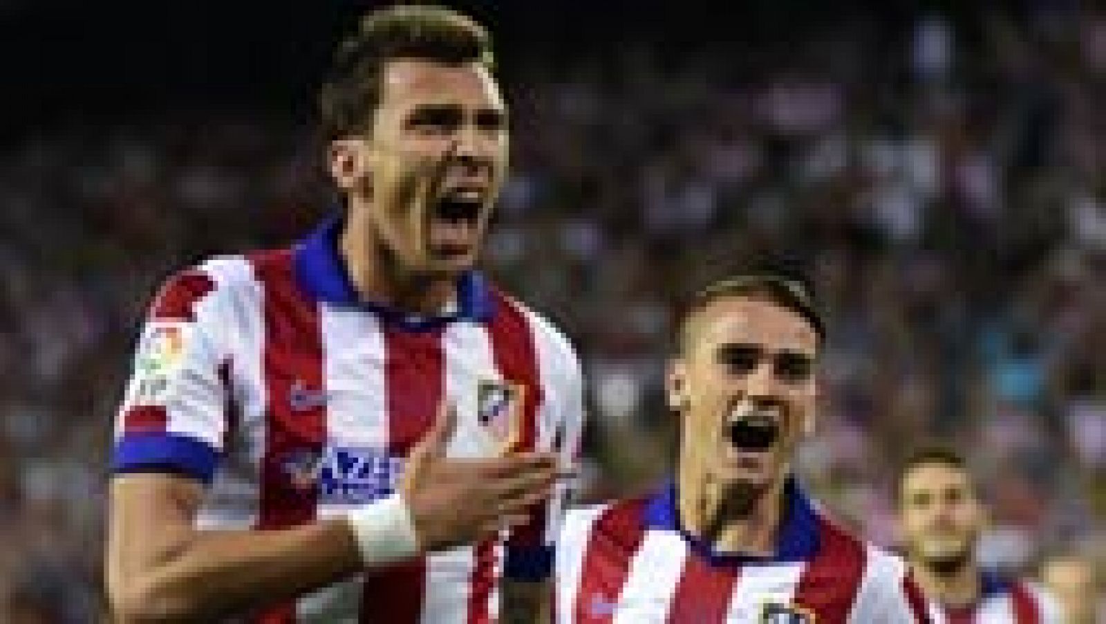 El delantero croata del Atlético de Madrid, Mario Mandzukic, ha marcado el primer gol ante el Real Madrid en el minuto 2 de juego, tras un balón mal despejado por Varane y peinado por Griezmann.