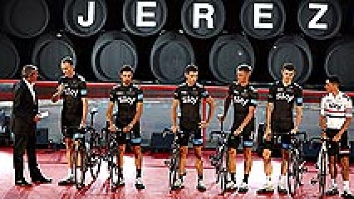 Telediario 1 - Todo preparado en Jerez para que arranque la Vuelta 2014