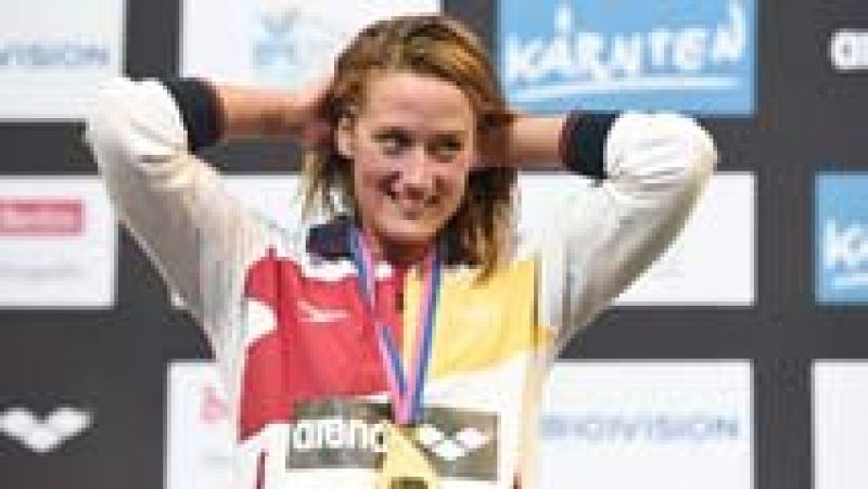 La nadadora española Mireia Belmonte ha ganado la medalla oro y batió el récord de los Campeonatos y de España en los 1.500 metros libre de los Europeos de Berlín, en una carrera en la que la también española María Vilas fue séptima.
