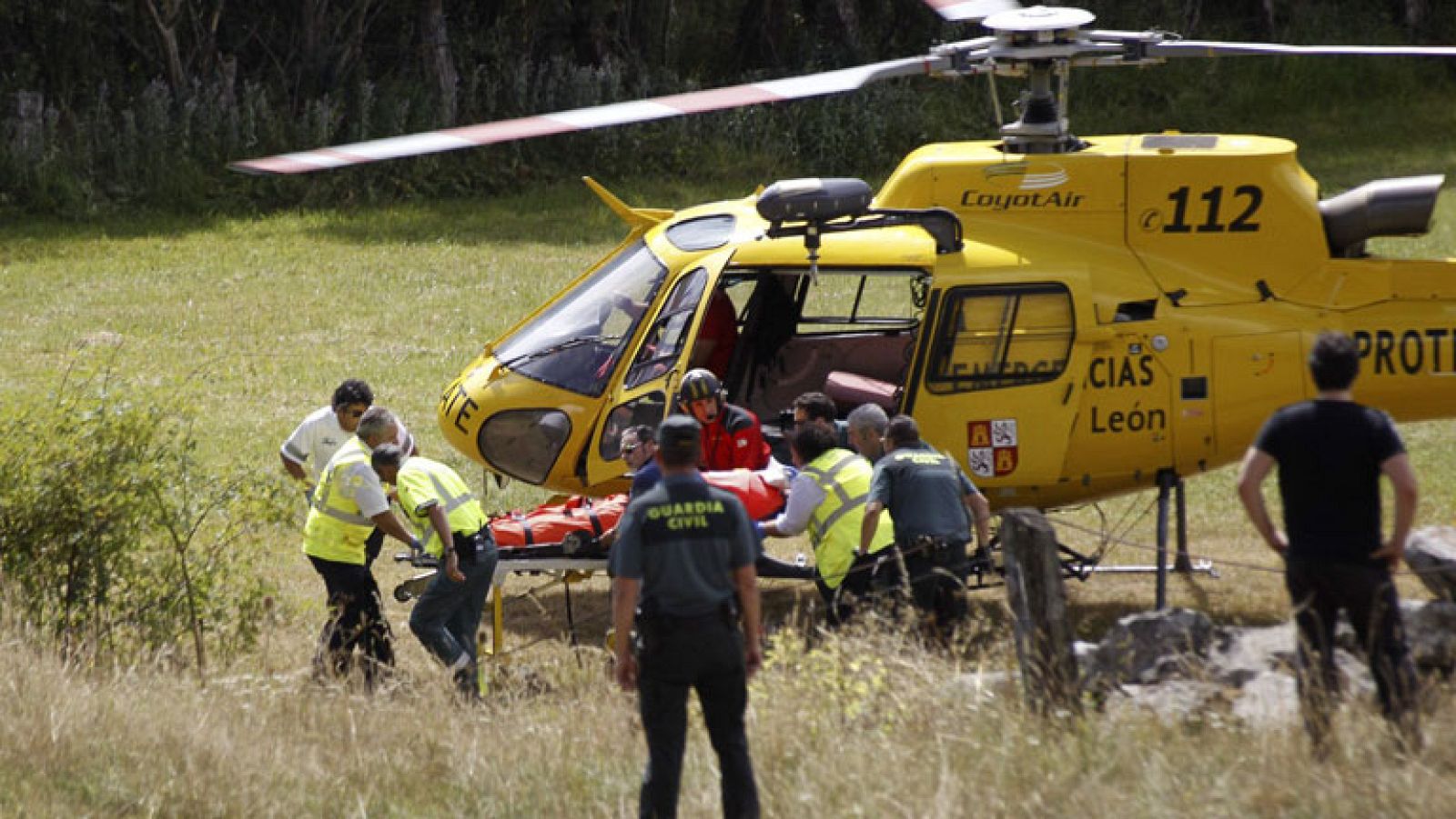Mueren tres guardias civiles en un accidente de helicóptero