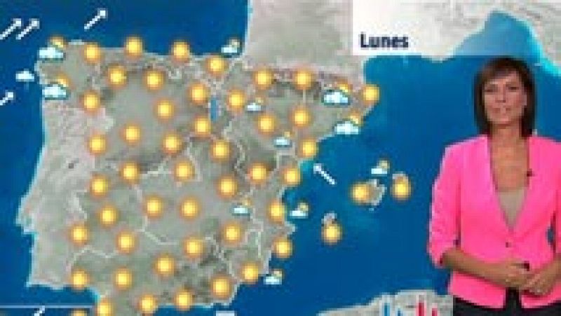 Subida de temperaturas antes de la entrada de una borrasca por Galicia