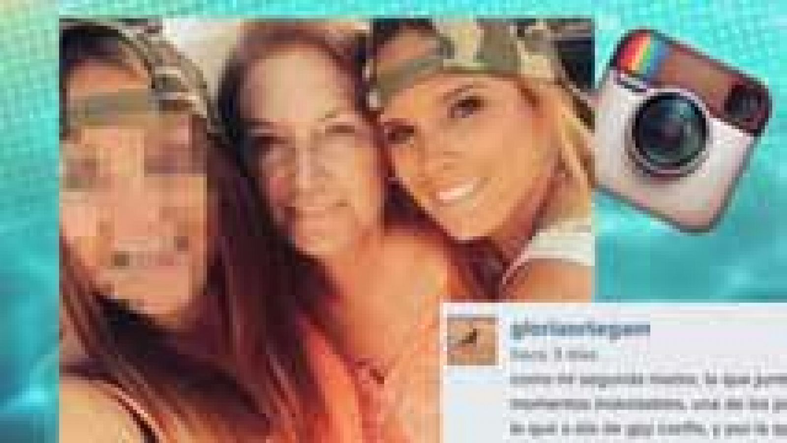 Gloria Camila con su sobrina en Chipiona