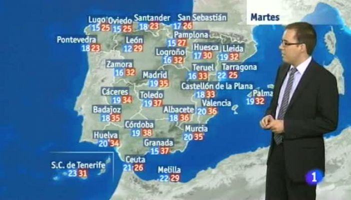 El tiempo en Aragón - 25/08/04