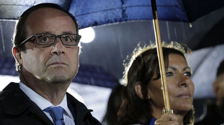 Telediario 1 - Hollande apuesta por una política económica de austeridad