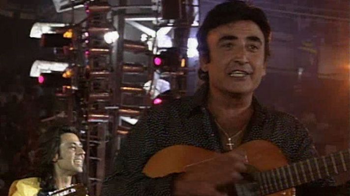 Personajes en el Archivo de RTVE - Peret, en la clausura de Barcelona 92